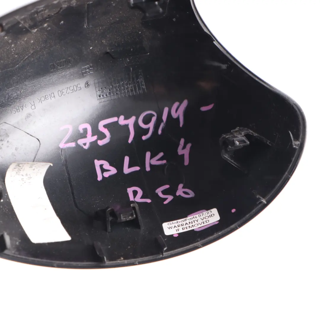  Copri Specchietto Retrovisore Mini R56 Cap Caso Alloggiamento Destra Nero - SKU 2754914-BLK4 - Numero di parte 2754914