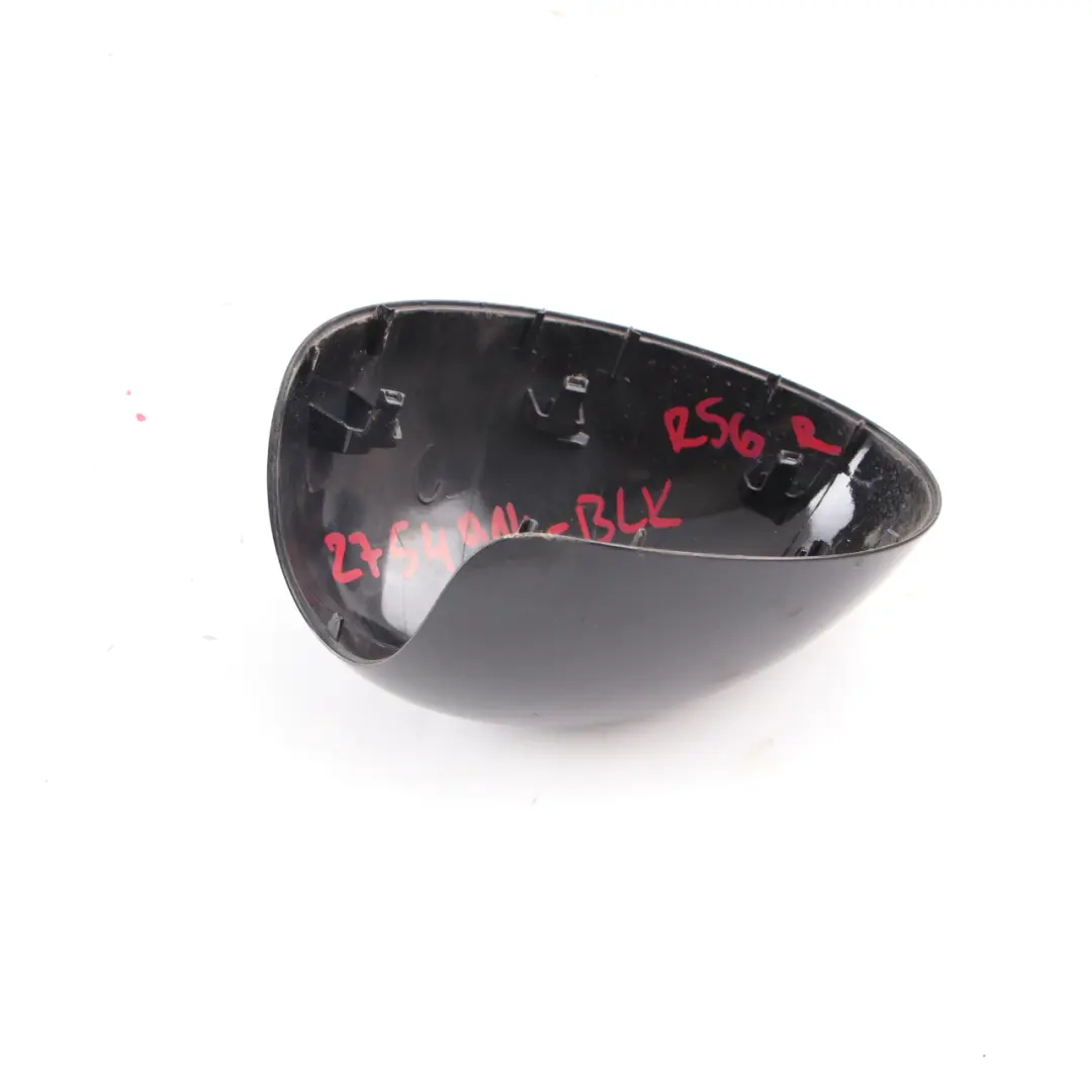  Wing Mirror Cover Mini R55 R56 R57 5 Cap Casing Housing Right O/S Black - SKU 2754914-BLK5 - Part number 2754914