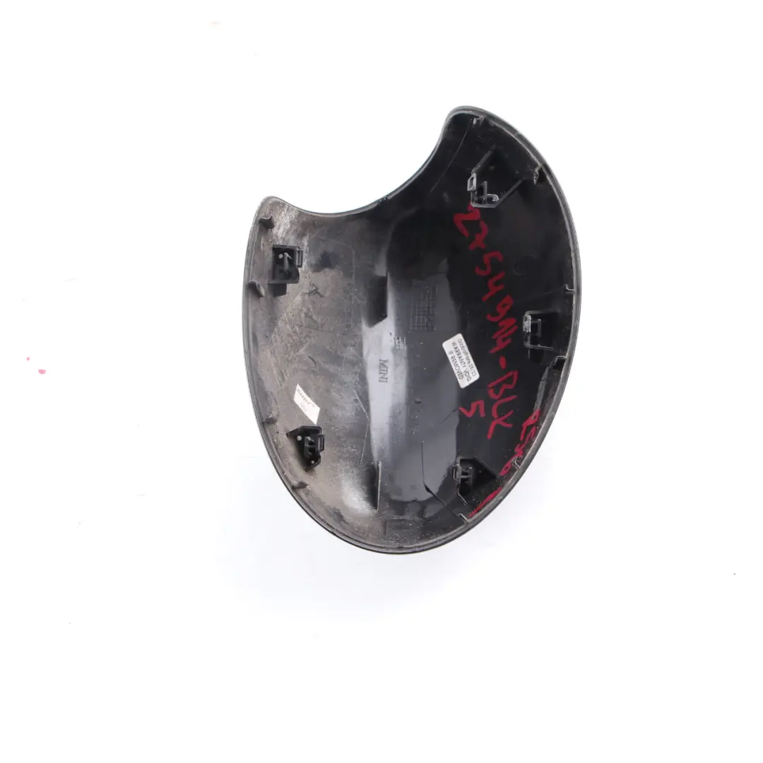  Wing Mirror Cover Mini R55 R56 R57 5 Cap Casing Housing Right O/S Black - SKU 2754914-BLK5 - Part number 2754914