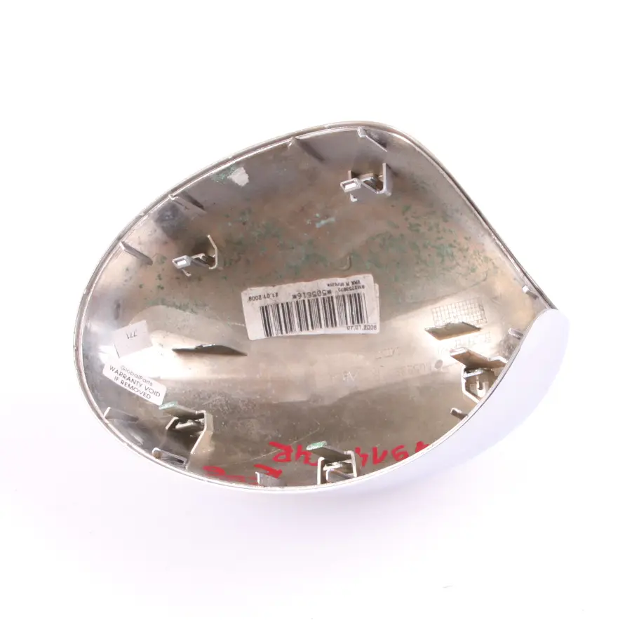 Wing Mirror Cover Mini Cooper One R55 R56 R60 Cap Casing Right O/S Chrome to with Part number 2754914 Wing Mirror Cover Mini Cooper One R55 R56 R60 Cap Casing Right O/S Chrome - SKU 2754914-CHR1 - Part number 2754914