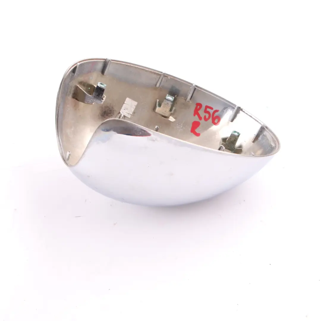 Coperchio Involucro Destra Specchio Aletta Cromo per Mini Cooper One R55 R56 R60 con numero di parte 2754914 Mini Cooper One R55 R56 R60 Coperchio Involucro Destra Specchio Aletta Cromo - SKU 2754914-CHR - Numero di parte 2754914