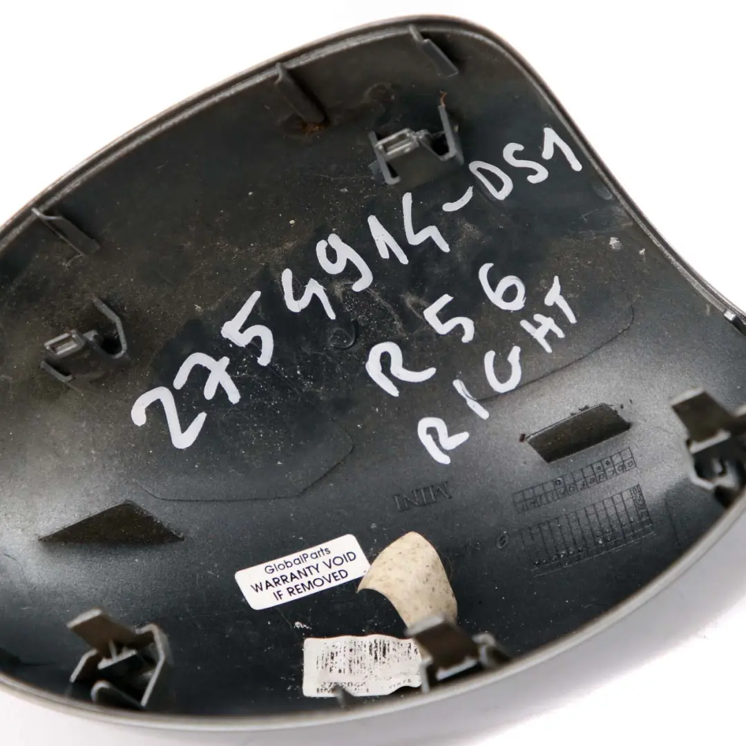 Cover Wing Mirror Mini R55 R56 R60 Cap Housing Right O/S Dark Silver 871 - SKU 2754914-DS1 - Part number 2754914