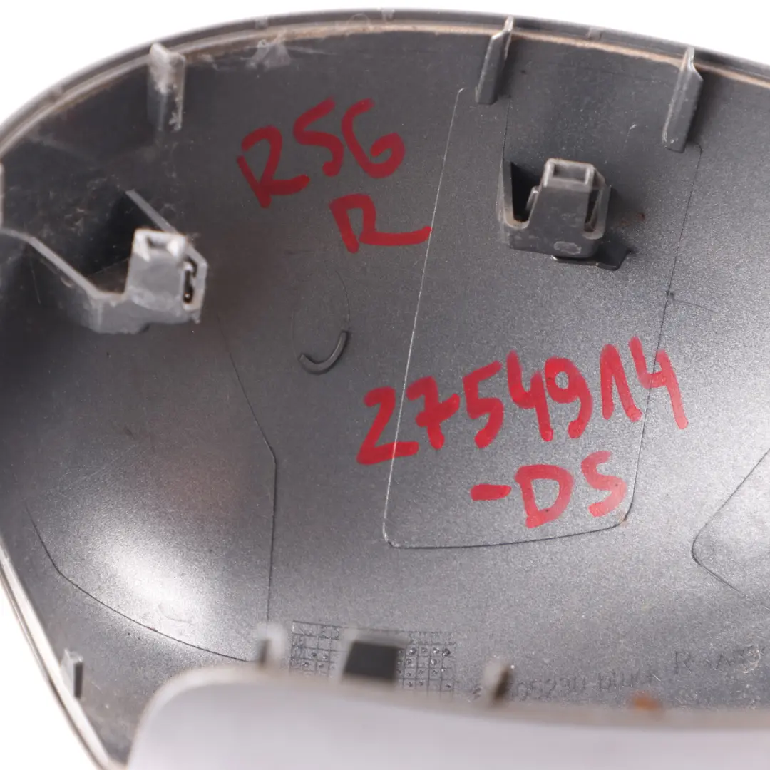 Mini Cooper One R55 R56 R60 Tapa Espejo Derecho Aleta Plata Oscuro - SKU 2754914-DS - Número de pieza 2754914