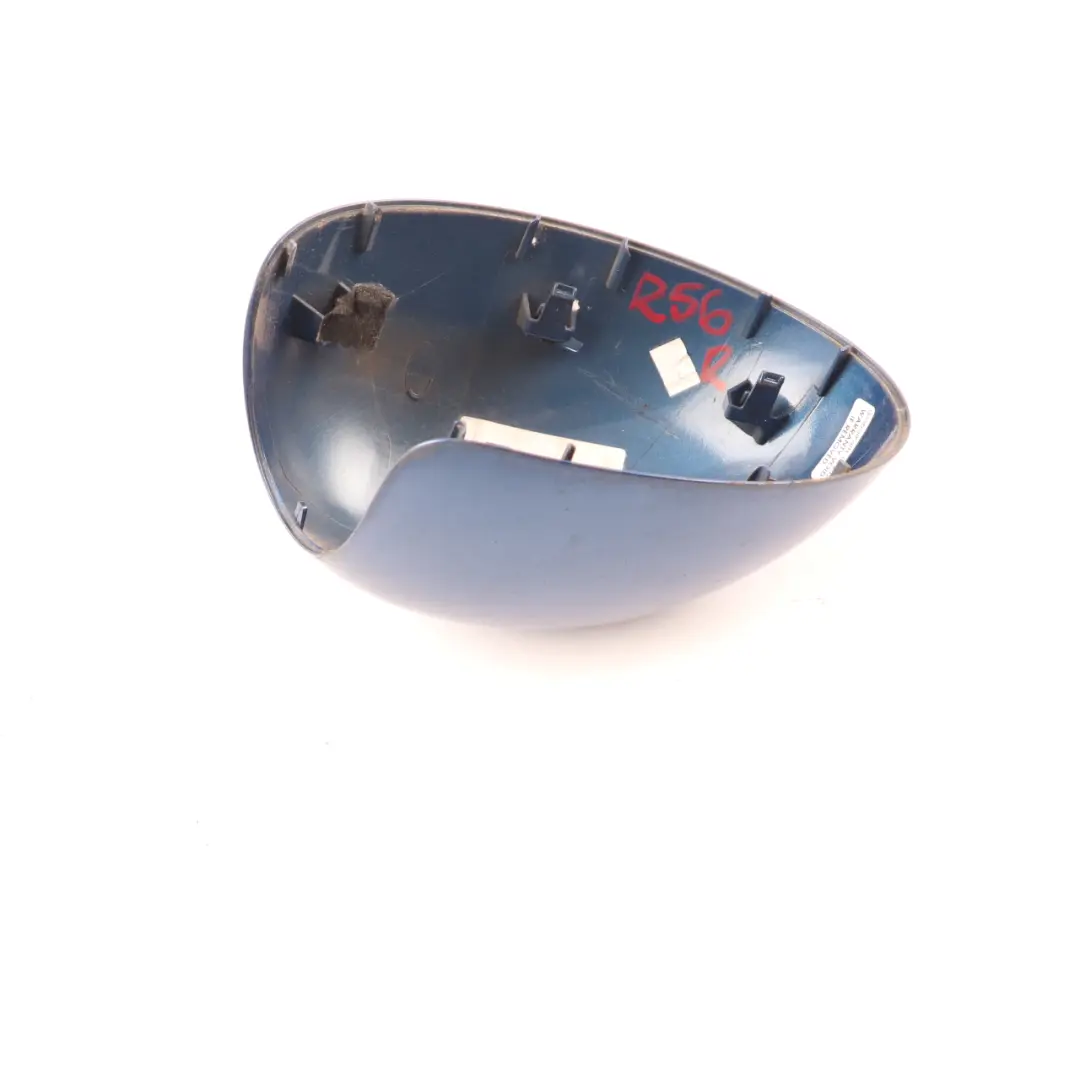 Mini Cooper R55 R56 R60 Tapa Espejo Retrovisor Carcasa Derecha Lightning Azul - SKU 2754914-LB - Número de pieza 2754914
