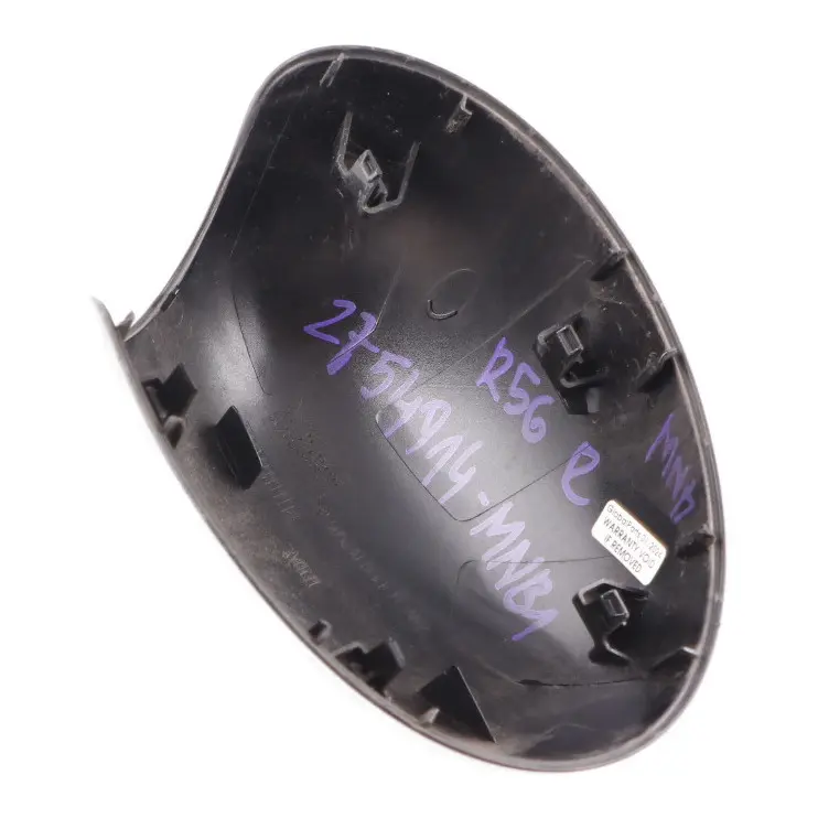 Cover Wing Mirror Mini Cooper R55 R56 R57 Cap Casing Right O/S Midnight Black - SKU 2754914-MNB1 - Part number 2754914