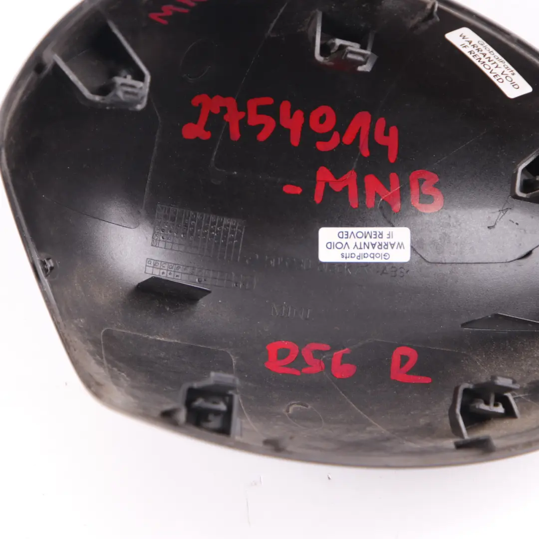 Wing Mirror Mini R55 R56 Casing Cap Right O/S Midnight Black A94 to Cover with Part number 2754914 Cover Wing Mirror Mini R55 R56 Casing Cap Right O/S Midnight Black A94 - SKU 2754914-MNB - Part number 2754914