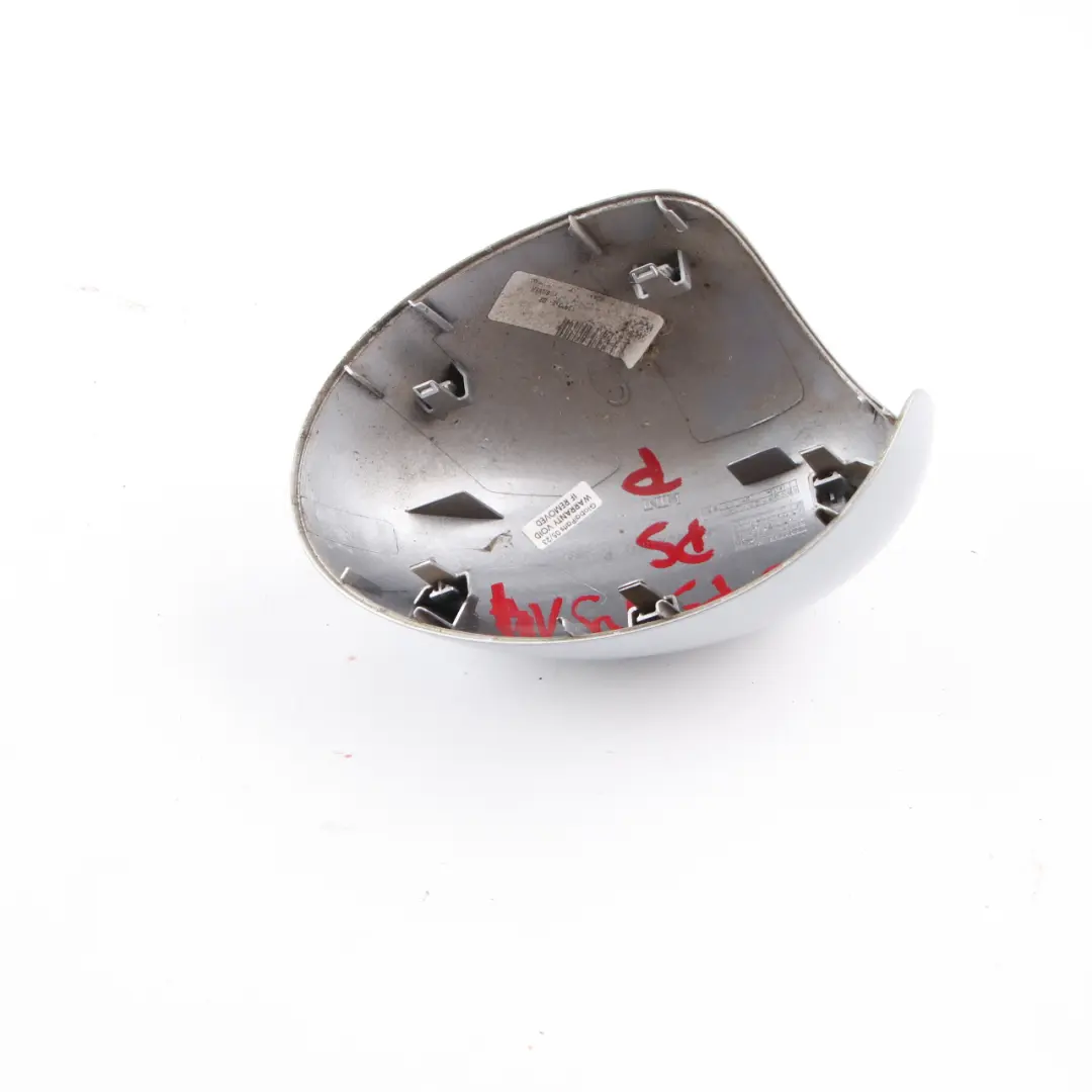 Mini Cooper R55 R56 Coperchio Copertura Involucro Specchio Destro Argento Puro - SKU 2754914-PS - Numero di parte 2754914