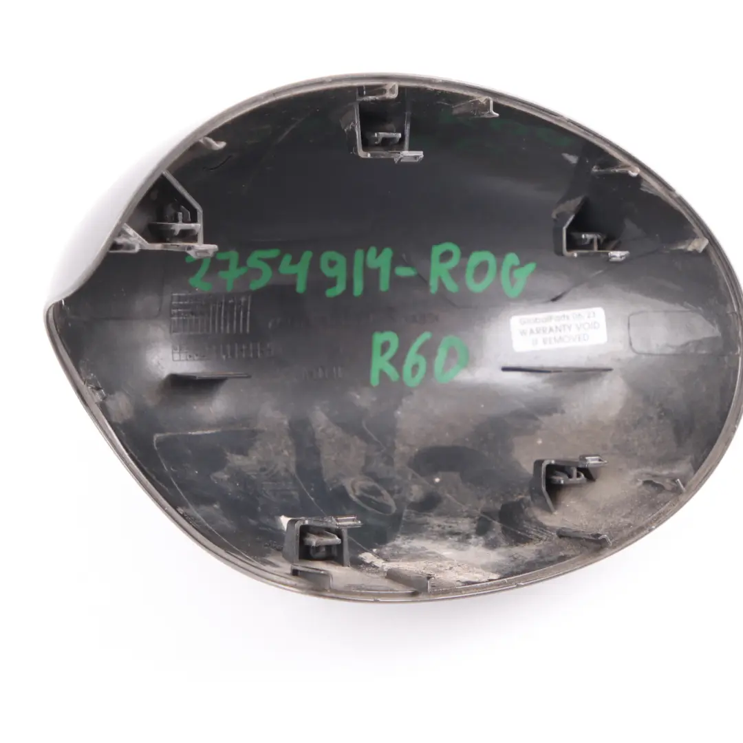 Wing Mirror Cover Mini R55 R56 R60 Cap Casing Outside Right O/S Royal Grey - A48 to with Part number 2754914 Wing Mirror Cover Mini R55 R56 R60 Cap Casing Outside Right O/S Royal Grey - A48 - SKU 2754914-ROG - Part number 2754914