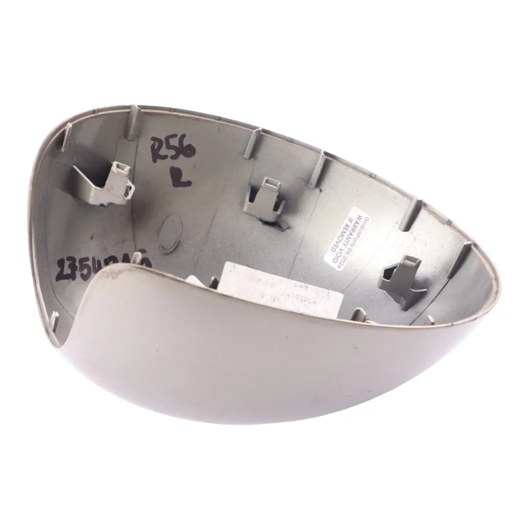 Wing Mirror Cover Mini R56 R55 R57 R60 Mirror Cap Right O/S Sparkling Silver A60 to with Part number 2754916 Wing Mirror Cover Mini R56 R55 R57 R60 Mirror Cap Right O/S Sparkling Silver A60 - SKU 2754916-SS - Part number 2754916