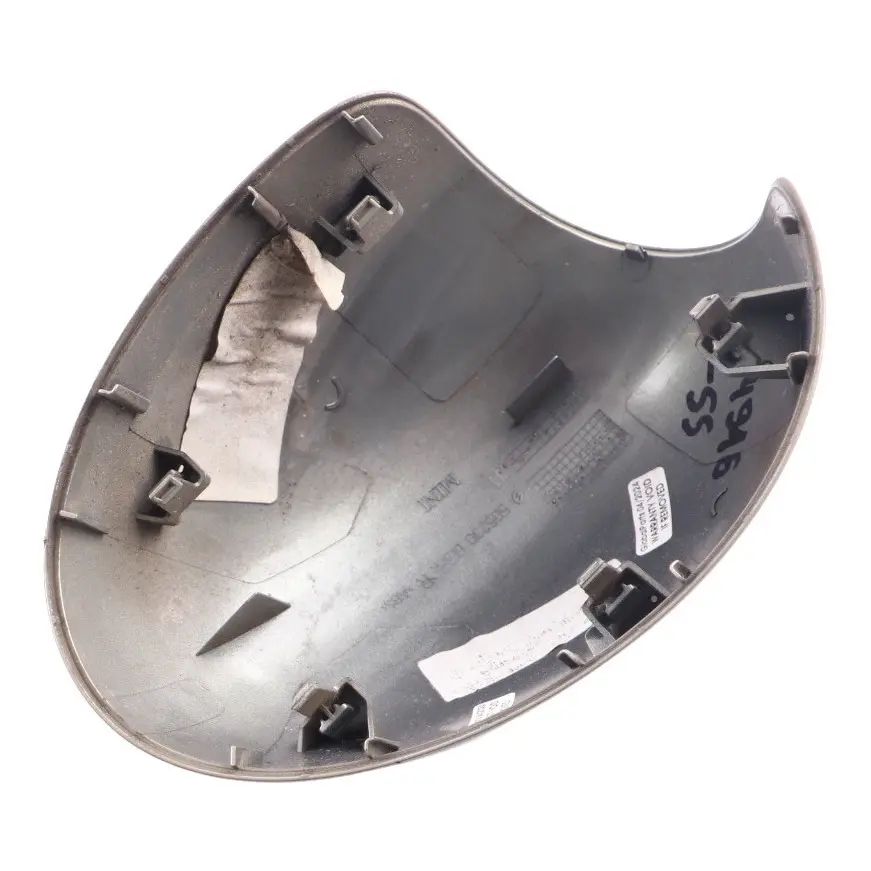 Wing Mirror Cover Mini R56 R55 R57 R60 Mirror Cap Right O/S Sparkling Silver A60 to with Part number 2754916 Wing Mirror Cover Mini R56 R55 R57 R60 Mirror Cap Right O/S Sparkling Silver A60 - SKU 2754916-SS - Part number 2754916