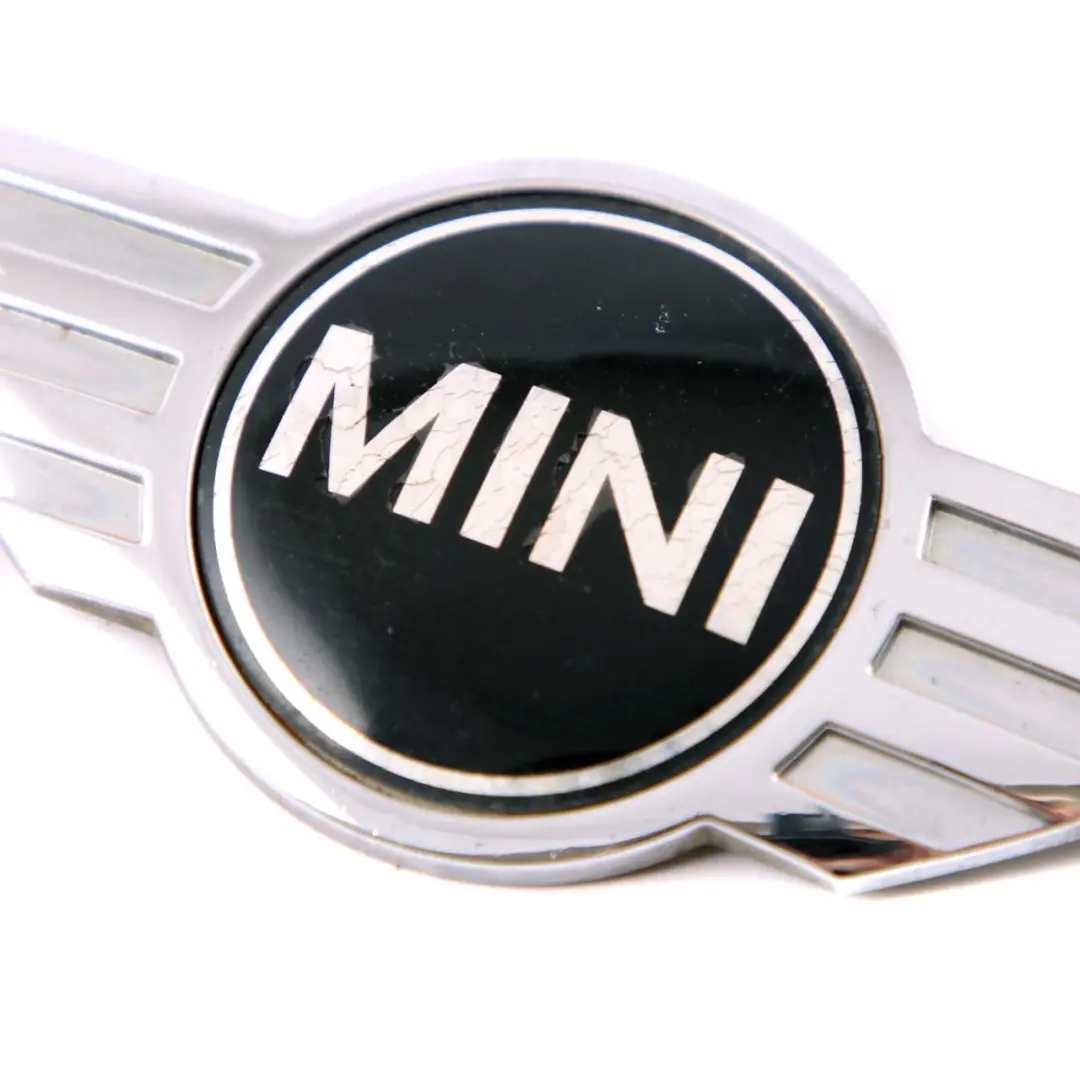 Mini Cooper One 2 R55 R56 R57 Front Badge Bonnet Hood Emblem Logo Chrome - SKU 2754972-2 - Part number 2754972