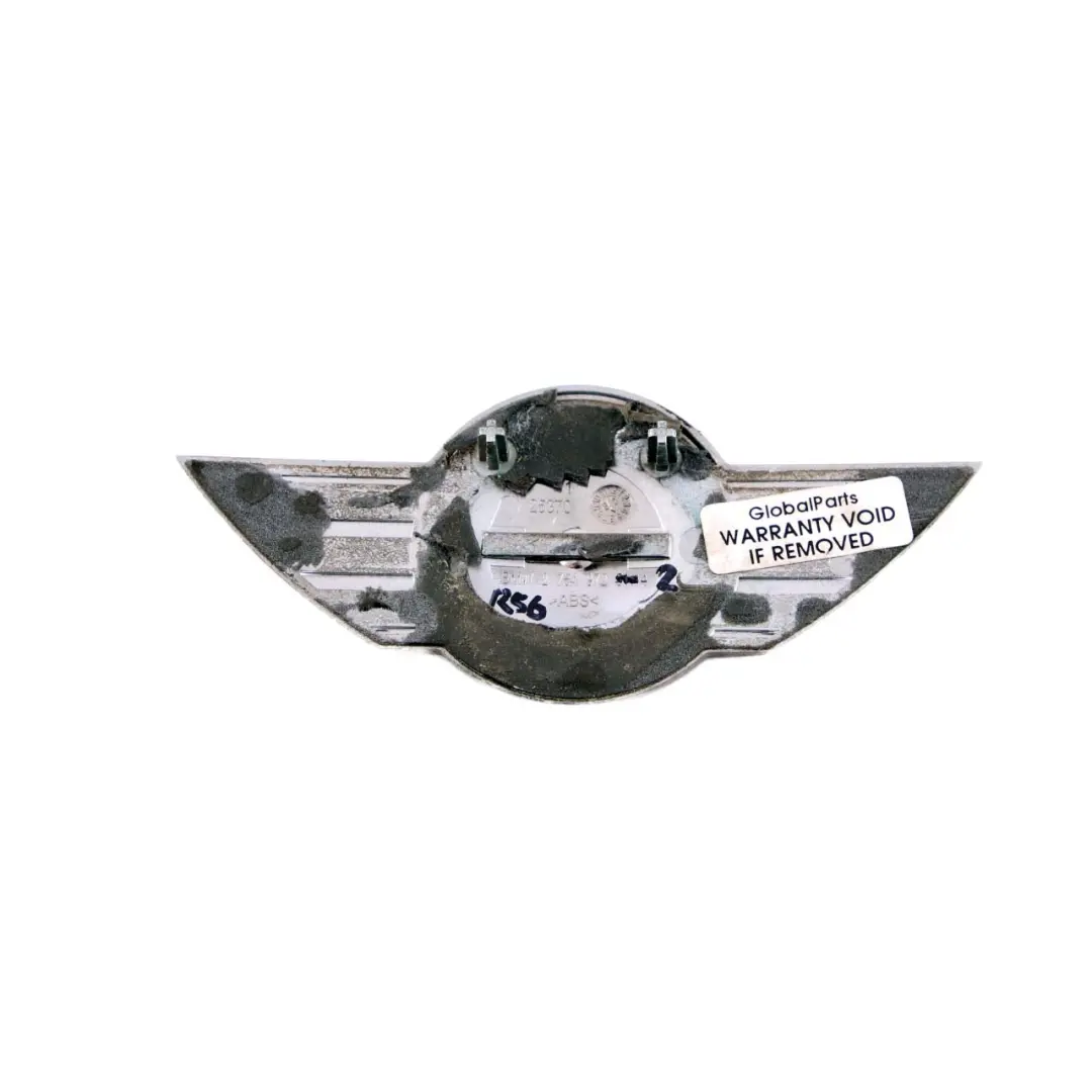 Frontabzeichen Motorhaubenemblem Logo Chrom für Mini Cooper One 2 R55 R56 R57 mit Teilenummer 2754972 Mini Cooper One 2 R55 R56 R57 Frontabzeichen Motorhaubenemblem Logo Chrom - SKU 2754972-2 - Teilenummer 2754972