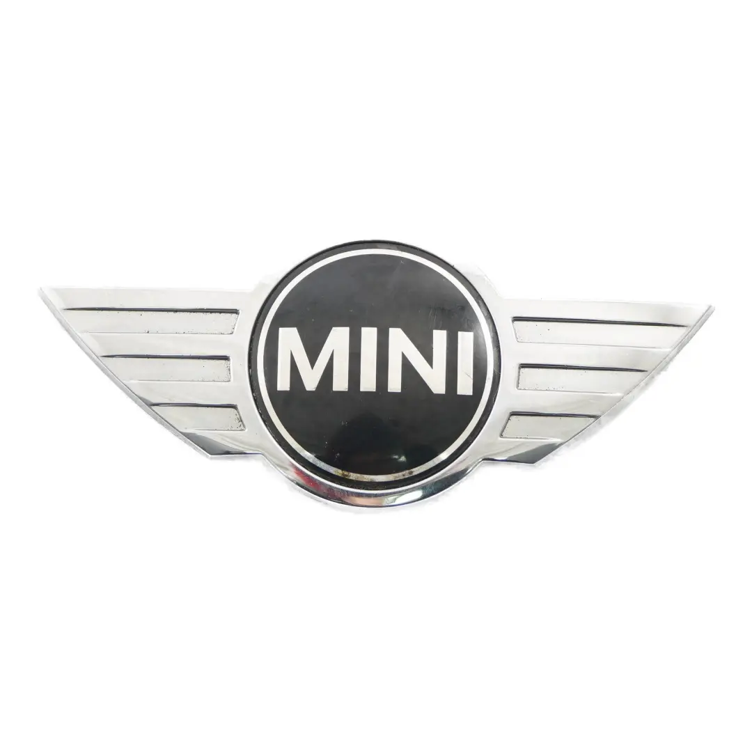 Frente Insignia Capo Emblema Logo Cromo para Mini Cooper One R55 R56 R57 LCI con número de pieza 2754973 Mini Cooper One R55 R56 R57 LCI Frente Insignia Capo Emblema Logo Cromo - SKU 2754973-1 - Número de pieza 2754973