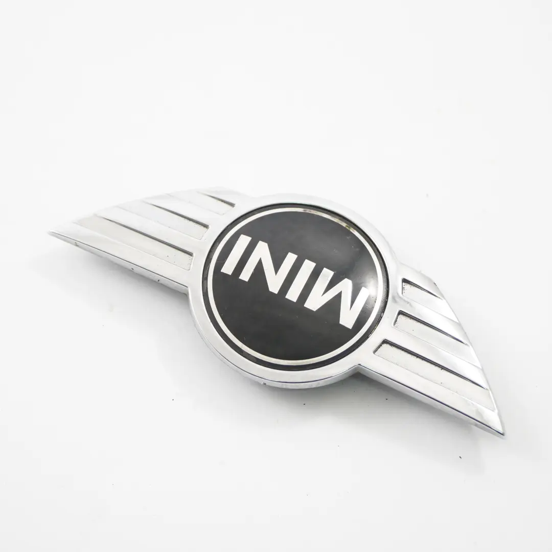 Frente Insignia Capo Emblema Logo Cromo para Mini Cooper One R55 R56 R57 LCI con número de pieza 2754973 Mini Cooper One R55 R56 R57 LCI Frente Insignia Capo Emblema Logo Cromo - SKU 2754973-1 - Número de pieza 2754973