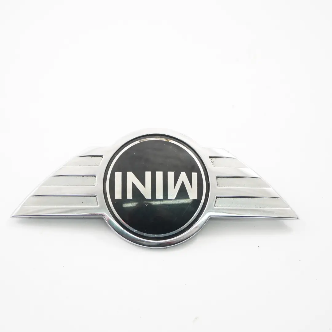 Mini Cooper One R55 R56 R57 LCI Front Badge Bonnet Hood Emblem Logo Chrome - SKU 2754973-1 - Part number 2754973