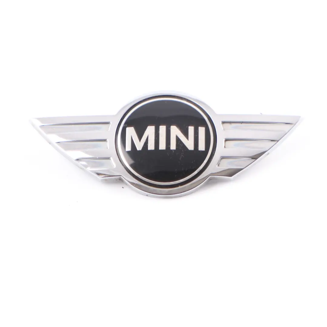 Front Badge Motorhaube Emblem Logo Chrom für Mini Cooper One R55 R56 R57 mit Teilenummer 2754973 Mini Cooper One R55 R56 R57 Front Badge Motorhaube Emblem Logo Chrom - SKU 2754973-3 - Teilenummer 2754973