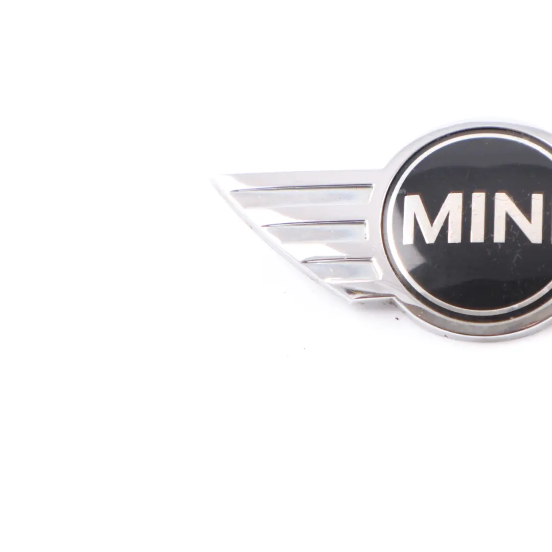 Mini Cooper One R55 R56 R57 Avant Badge Capot Capot Emblème Logo Chromé - SKU 2754973-3 - Numéro de pièce 2754973