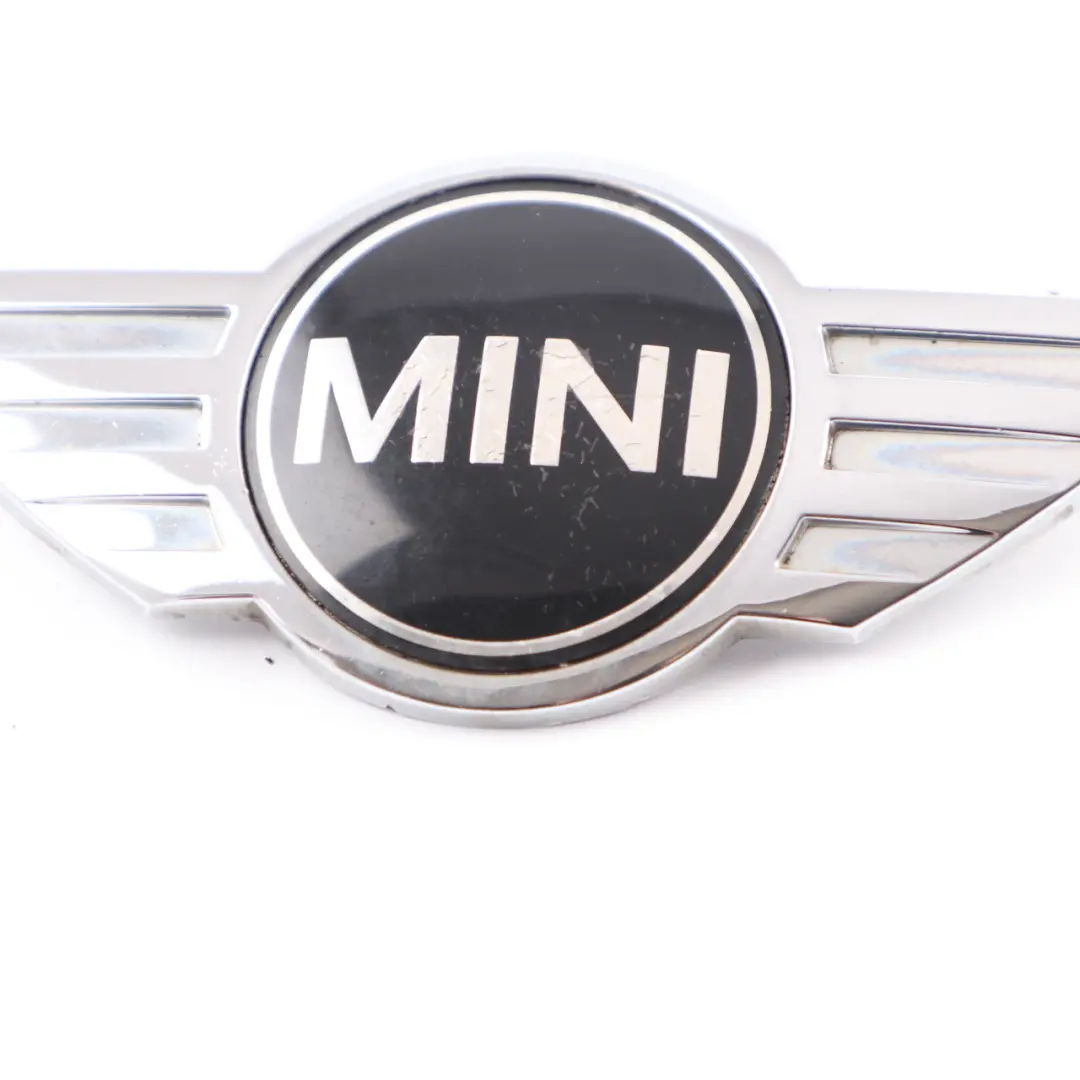 Mini Cooper One R55 R56 R57 Avant Badge Capot Capot Emblème Logo Chromé - SKU 2754973-3 - Numéro de pièce 2754973