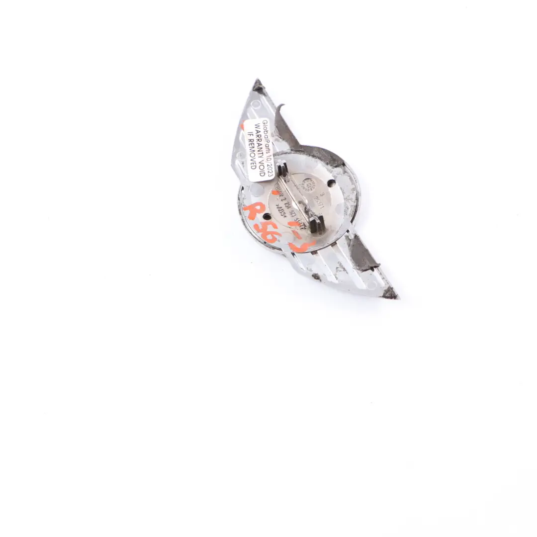 Mini Cooper One R55 R56 R57 Badge anteriore Cappuccio Emblema Logo Cromo - SKU 2754973-3 - Numero di parte 2754973