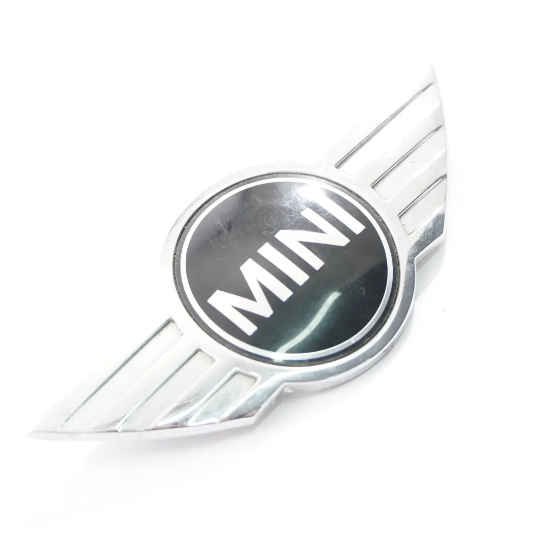 Emblem Mini R55 R56 R57 4 Front Bonnet Hood Logo Chrome to Badge with Part number 2754973 Badge Emblem Mini R55 R56 R57 4 Front Bonnet Hood Logo Chrome - SKU 2754973-4 - Part number 2754973