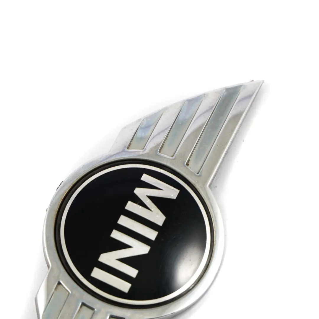 Front Badge Bonnet Hood Emblem Logo Chrome to Mini Cooper One R55 R56 R57 LCI with Part number 2754973 Mini Cooper One R55 R56 R57 LCI Front Badge Bonnet Hood Emblem Logo Chrome - SKU 2754973 - Part number 2754973