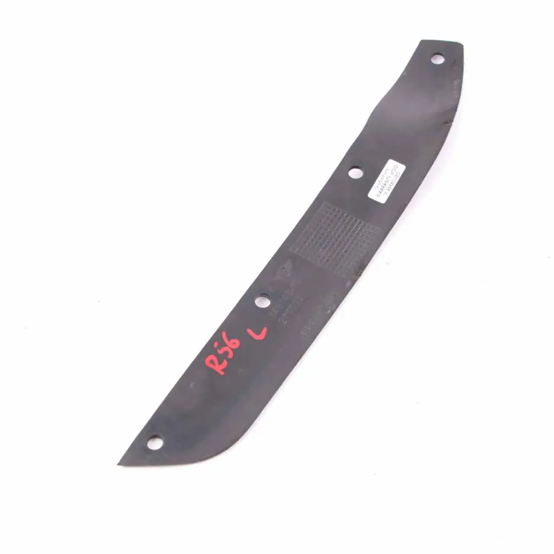 Deflector Lip Left N/S Bumper Front Black to Mini R55 R56 with Part number 2755333 Mini R55 R56 Deflector Lip Left N/S Bumper Front Black - SKU 2755333 - Part number 2755333