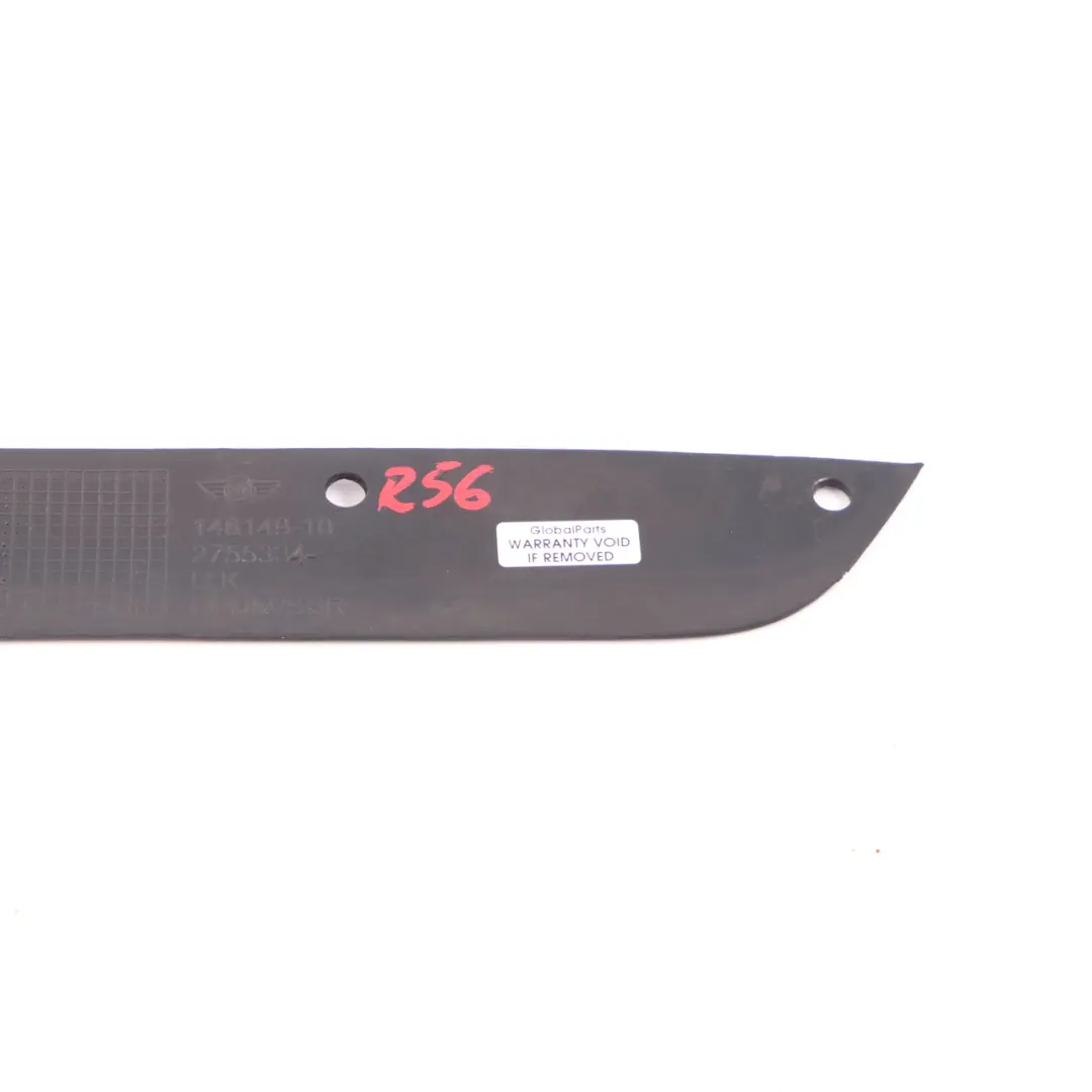 Mini R55 R56 Bumper Front Deflector Lip Right O/S Black - SKU 2755334 - Part number 2755334
