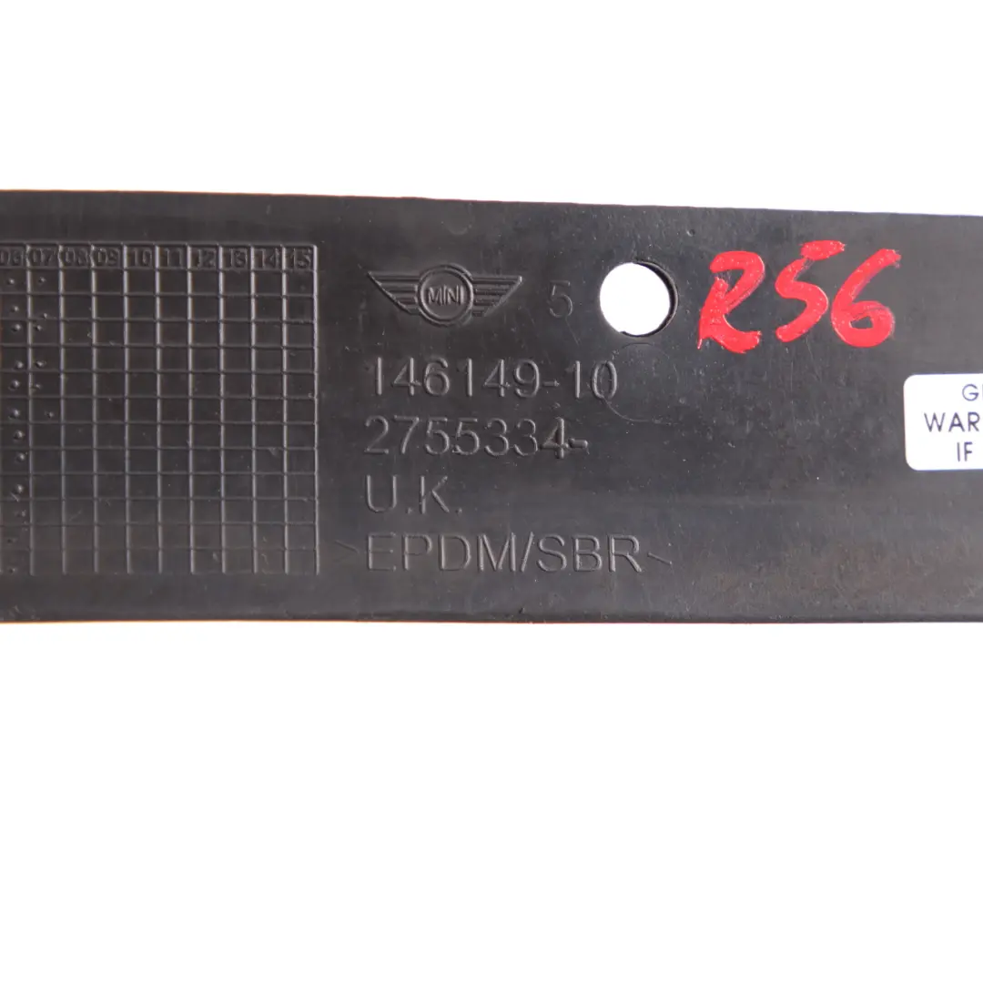 Mini R55 R56 Bumper Front Deflector Lip Right O/S Black - SKU 2755334 - Part number 2755334