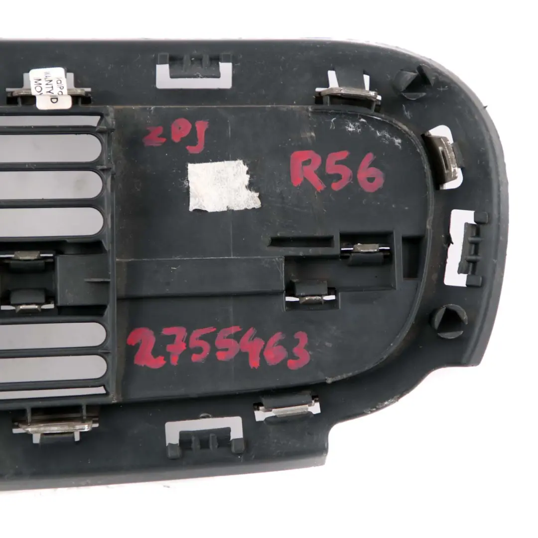 Embellecedor Parachoques Delantero Rejilla Parrilla Inferior Cromado para Mini R56 con número de pieza 2755463 Mini R56 Embellecedor Parachoques Delantero Rejilla Parrilla Inferior Cromado - SKU 2755463 - Número de pieza 2755463