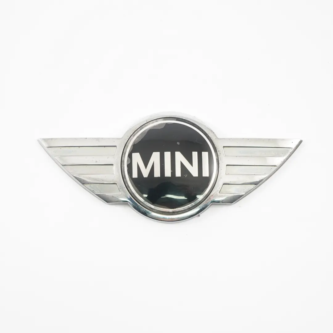  Trunk Lid Emblem MINI R55 Clubman Rear Badge Logo Chrome - SKU 2755602-1 - Part number 2755602