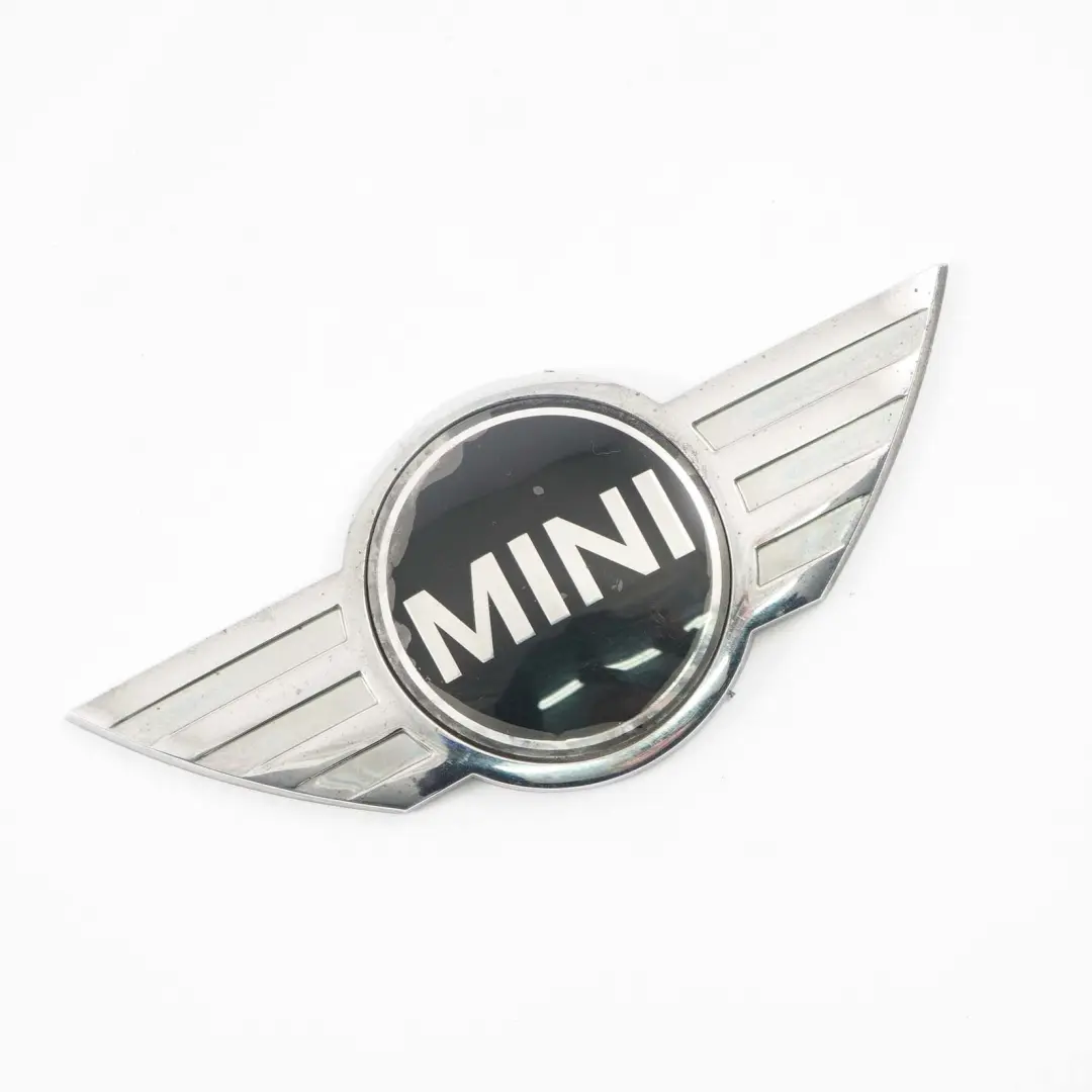  Trunk Lid Emblem MINI R55 Clubman Rear Badge Logo Chrome - SKU 2755602-1 - Part number 2755602