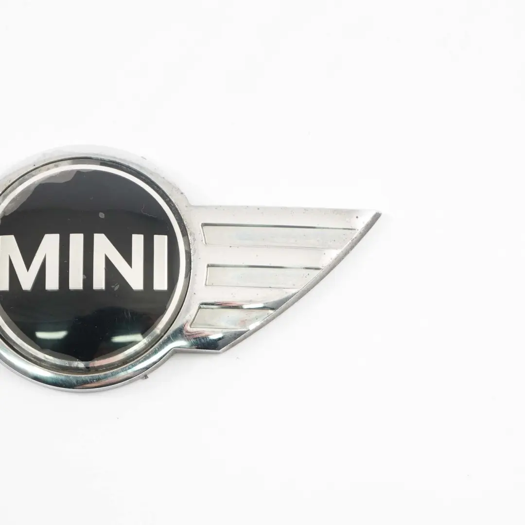 Trunk Lid Emblem MINI R55 Clubman Rear Badge Logo Chrome to with Part number 2755602 Trunk Lid Emblem MINI R55 Clubman Rear Badge Logo Chrome - SKU 2755602-1 - Part number 2755602