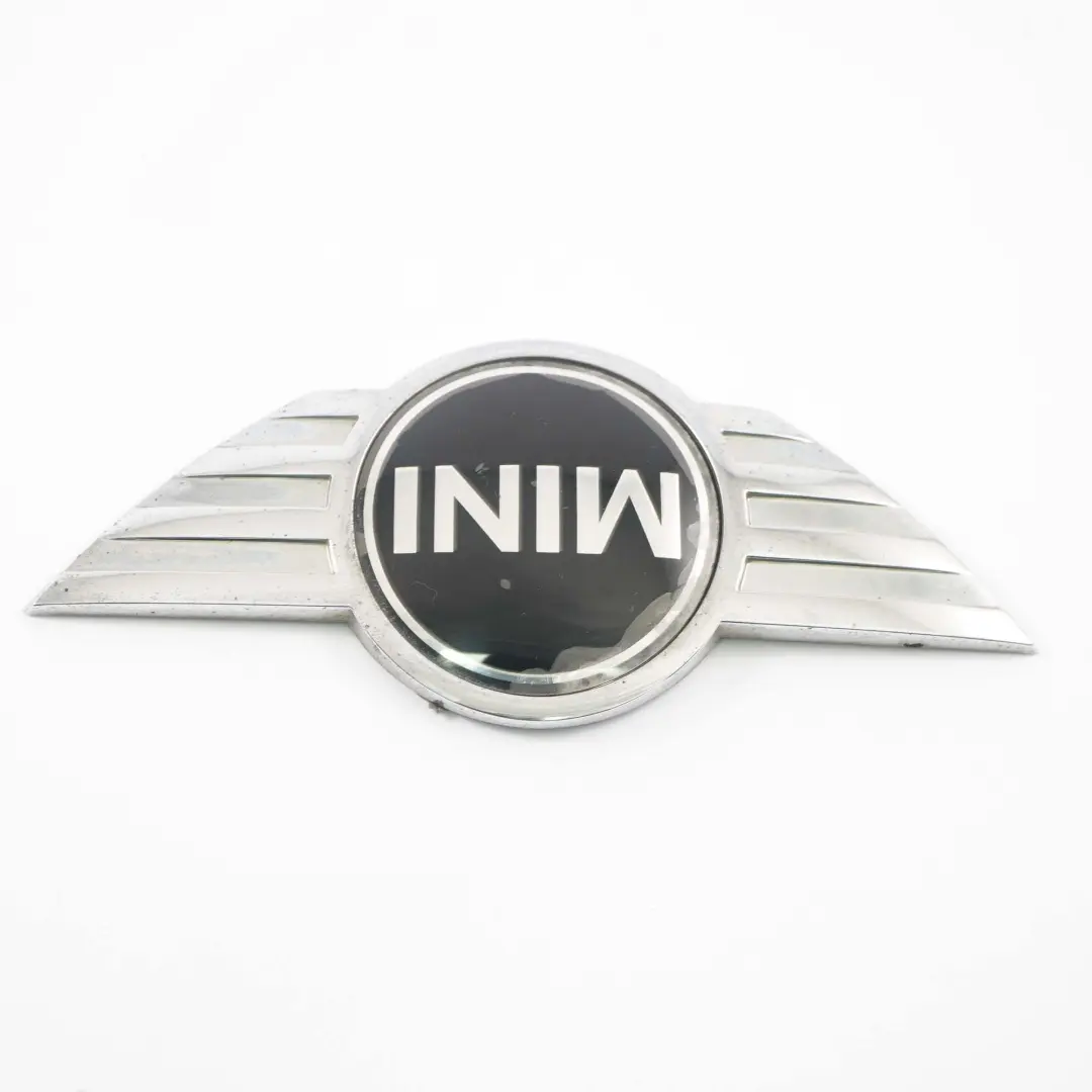  Trunk Lid Emblem MINI R55 Clubman Rear Badge Logo Chrome - SKU 2755602-1 - Part number 2755602