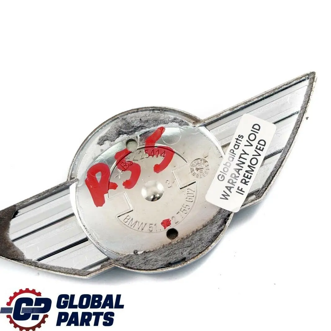 Mini Clubman R55 Insignia trasera Emblema Logo Cromo - SKU 2755602 - Número de pieza 2755602