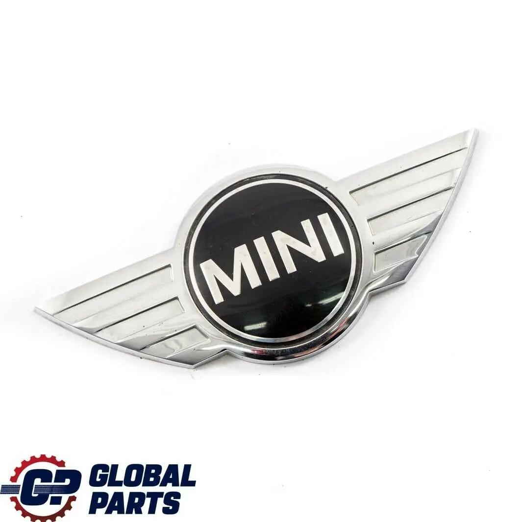 Emblem Logo Chrome to Mini Clubman R55 Rear Badge with Part number 2755602 Mini Clubman R55 Rear Badge Emblem Logo Chrome - SKU 2755602 - Part number 2755602
