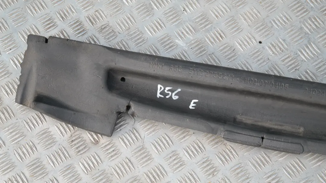 Mini Cooper One R56 R56N Componente espuma soporte parachoques trasero - SKU 2755611 - Número de pieza 51122755611