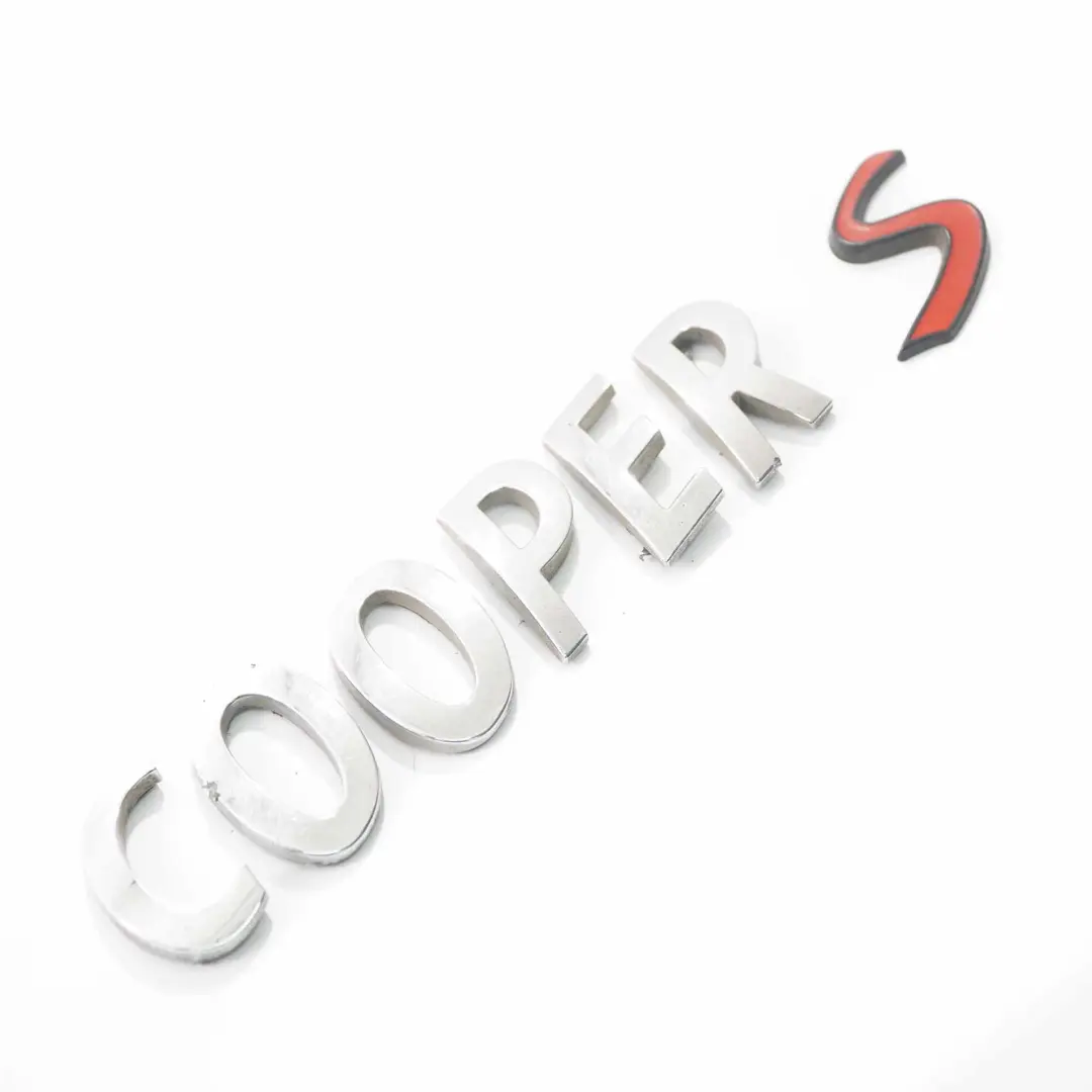  Emblème De Coffre Mini Cooper R53 R55 R56 R57 Avec Lettrage Cooper S - SKU 2755618-1 - Numéro de pièce 2755618