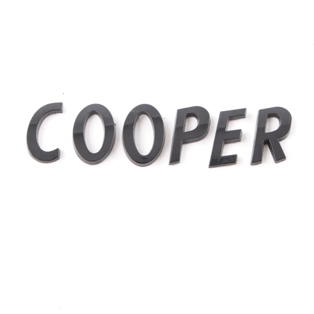 Coperchio baule Cooper S Lettering Emblema Logo per Mini Cooper R53 R55 R56 R57 con numero di parte 2755618 Mini Cooper R53 R55 R56 R57 Coperchio baule Cooper S Lettering Emblema Logo - SKU 2755618-2 - Numero di parte 2755618