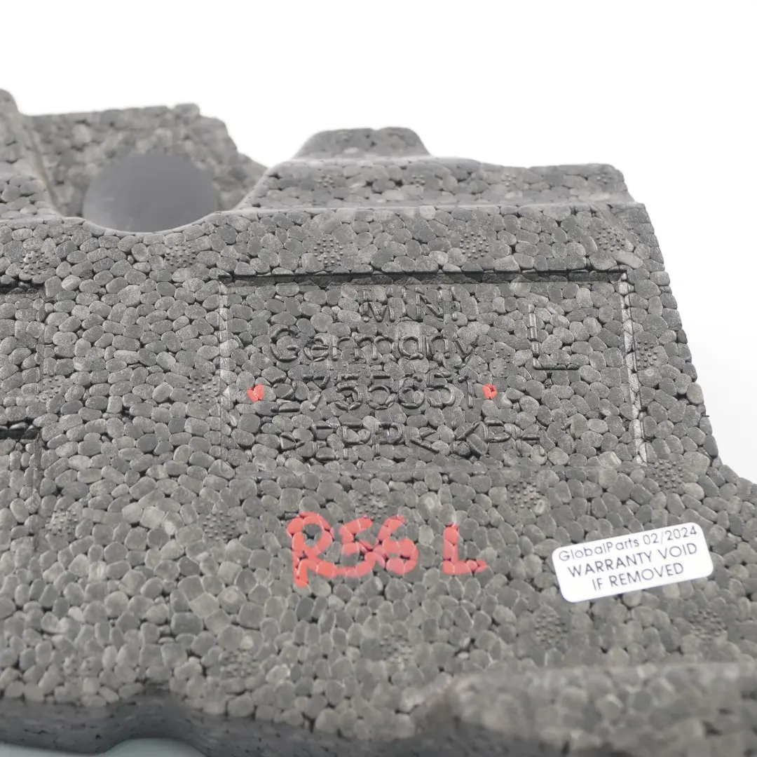 Door Foam Mini R55 R56 R57 Insulation Insert Front Left N/S Cover to with Part number 2755651 Door Foam Mini R55 R56 R57 Insulation Insert Front Left N/S Cover - SKU 2755651 - Part number 2755651