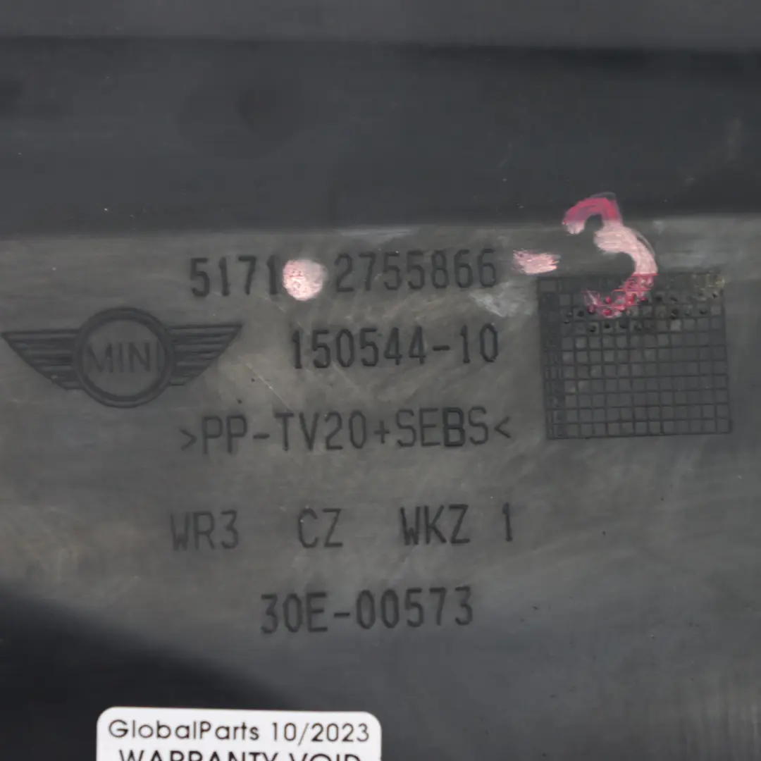 Panel Osłona Ściany Grodziowej do Mini R55 R56 R57 R58 o numerze 2755866 Mini R55 R56 R57 R58 Panel Osłona Ściany Grodziowej - SKU 2755866-3 - Numer Części 2755866