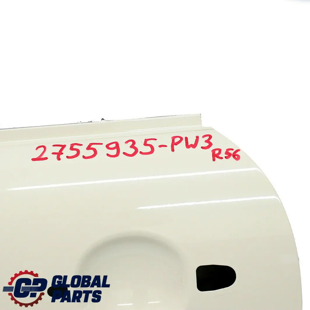 Door Front Left N/S Pepper White - 850 to BMW Mini Cooper 3 R55 R56 R57 R58 R59 with Part number 2755935 BMW Mini Cooper 3 R55 R56 R57 R58 R59 Door Front Left N/S Pepper White - 850 - SKU 2755935-PW3 - Part number 2755935