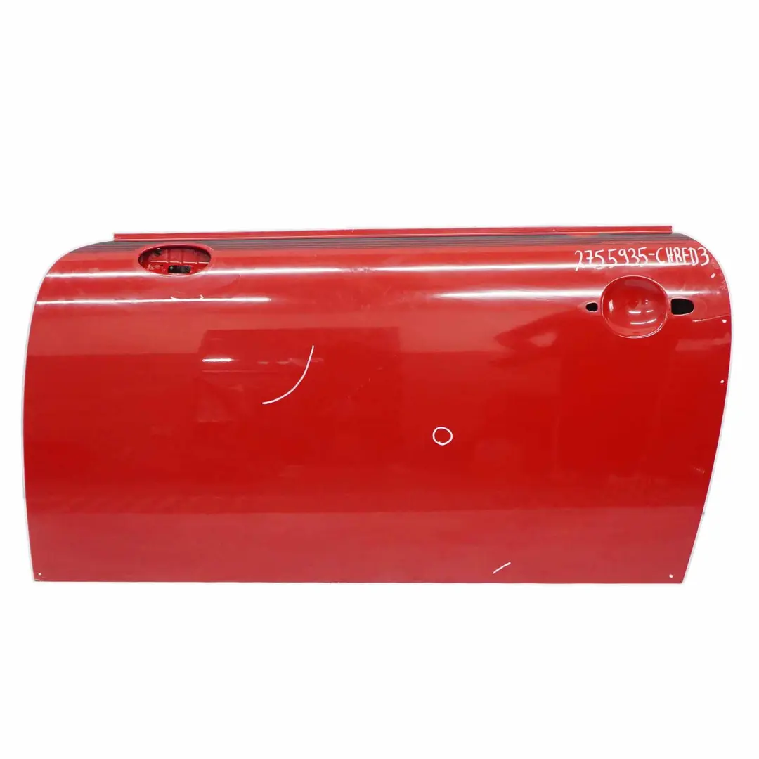 Door Front Left N/S R55 R57 R58 R59 Chili Red - 851 to Mini R56 with Part number 2755935 Mini R56 Door Front Left N/S R55 R57 R58 R59 Chili Red - 851 - SKU 2755935-CHRED3 - Part number 2755935