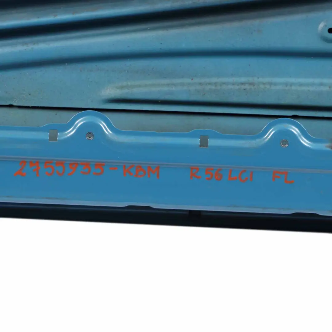 Door Front Left N/S R55 R57 R58 R59 Kite Blue Metallic - B48 to Mini R56 with Part number 2755935 Mini R56 Door Front Left N/S R55 R57 R58 R59 Kite Blue Metallic - B48 - SKU 2755935-KBM - Part number 2755935