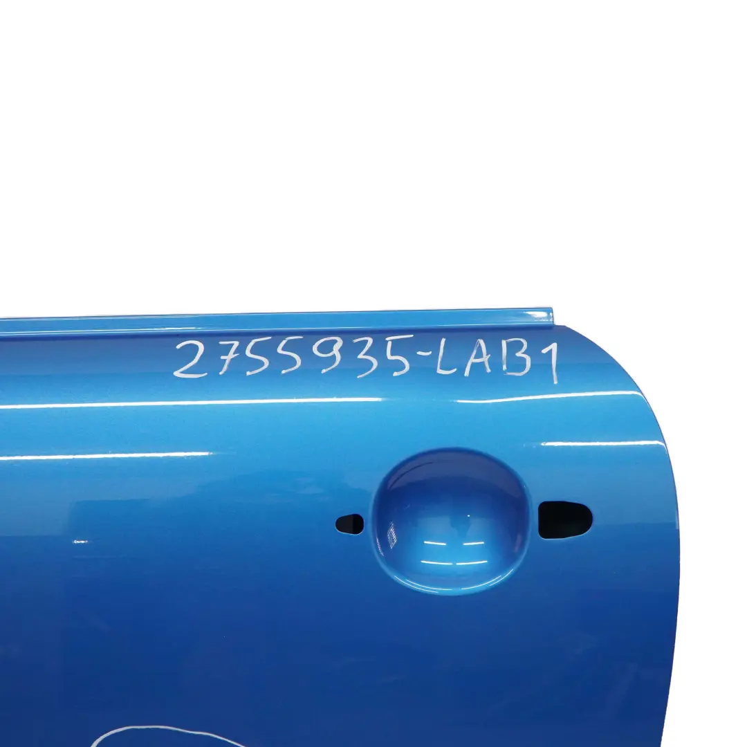 Puerta Delantera Izquierda Laser Blue Metallic - A59 para Mini R55 R56 R57 R58 R59 con número de pieza 2755935 Mini R55 R56 R57 R58 R59 Puerta Delantera Izquierda Laser Blue Metallic - A59 - SKU 2755935-LAB1 - Número de pieza 2755935