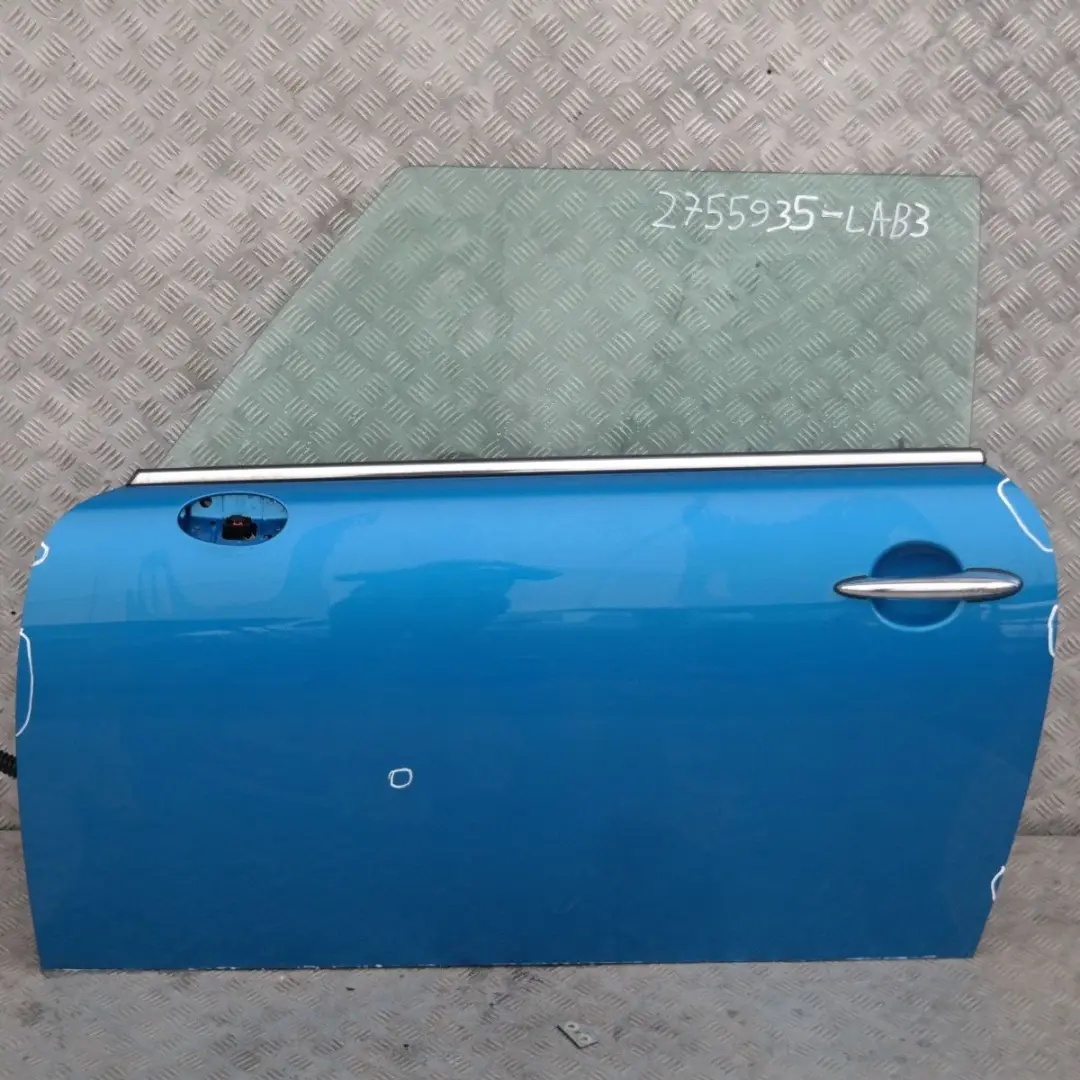 Drzwi lewe Laser Blue A59 do MINI Cooper R55 R56 o numerze 2755935 MINI Cooper R55 R56 Drzwi lewe Laser Blue A59 - SKU 2755935-LAB3 - Numer Części 2755935