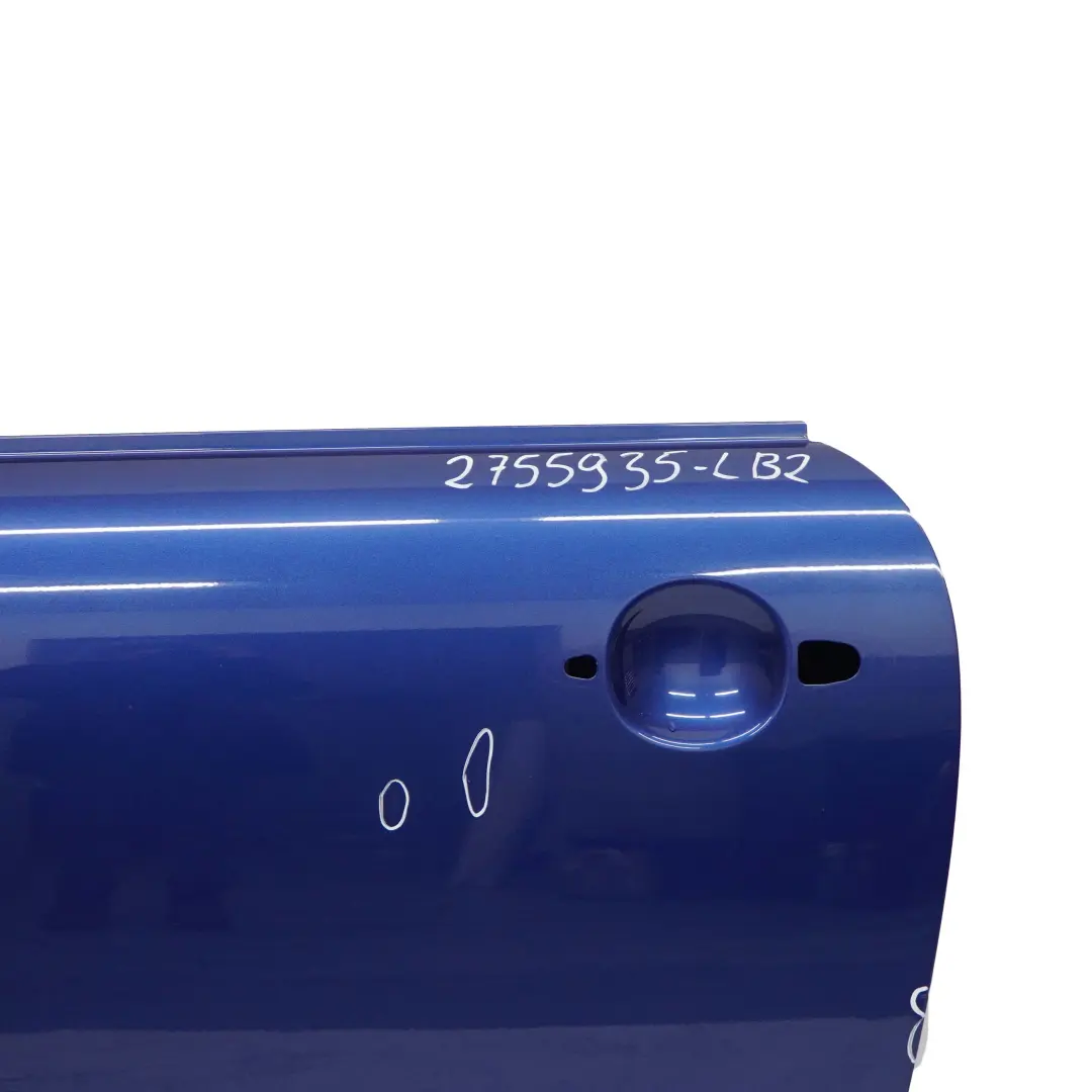 Puerta Delantera Izquierda Lightning Blue Metallic - A63 para Mini R55 R56 R57 R58 con número de pieza 2755935 Mini R55 R56 R57 R58 Puerta Delantera Izquierda Lightning Blue Metallic - A63 - SKU 2755935-LB2 - Número de pieza 2755935