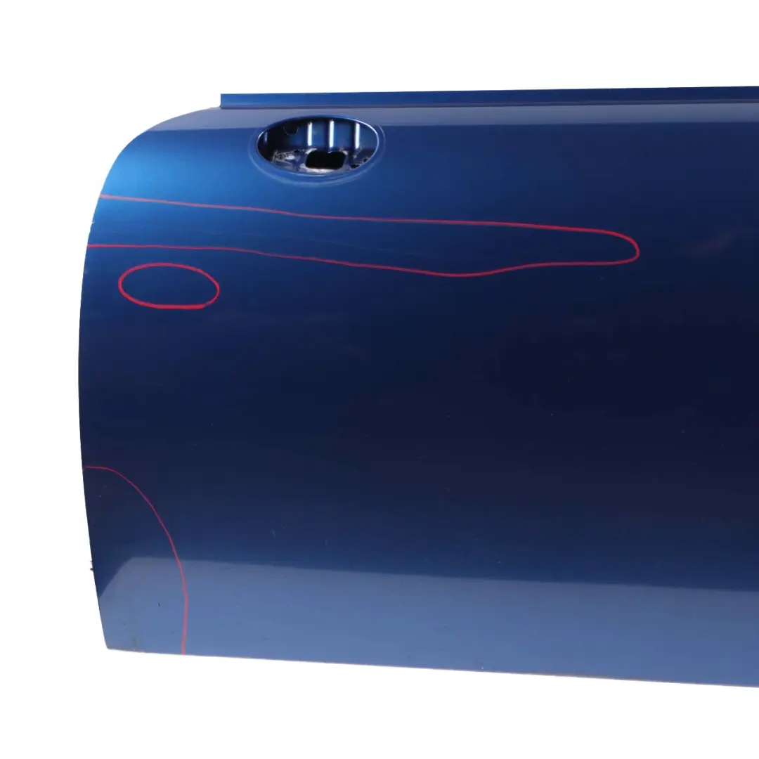Door Front Left N/S Trim Panel Cover R55 R57 Lightning Blue - A63 to Mini R56 with Part number 2755935 Mini R56 Door Front Left N/S Trim Panel Cover R55 R57 Lightning Blue - A63 - SKU 2755935-LB8 - Part number 2755935