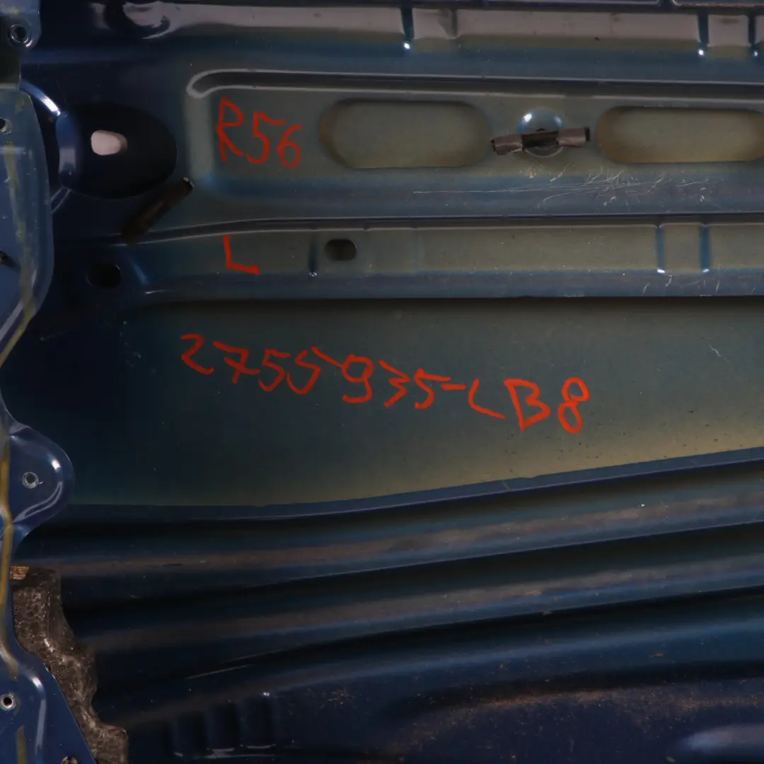 Door Front Left N/S Trim Panel Cover R55 R57 Lightning Blue - A63 to Mini R56 with Part number 2755935 Mini R56 Door Front Left N/S Trim Panel Cover R55 R57 Lightning Blue - A63 - SKU 2755935-LB8 - Part number 2755935