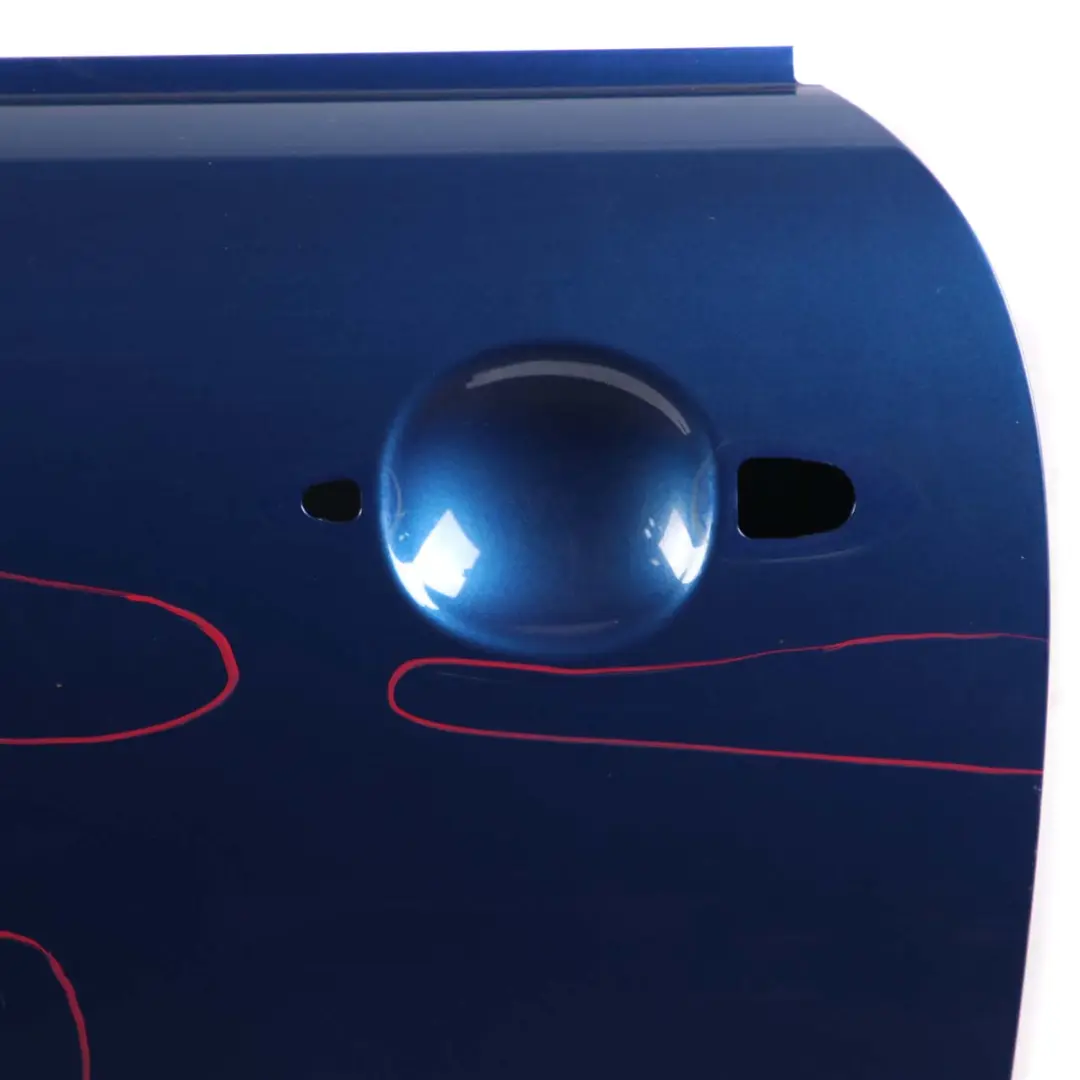 Door Front Left N/S Trim Panel Cover R55 R57 Lightning Blue - A63 to Mini R56 with Part number 2755935 Mini R56 Door Front Left N/S Trim Panel Cover R55 R57 Lightning Blue - A63 - SKU 2755935-LB8 - Part number 2755935