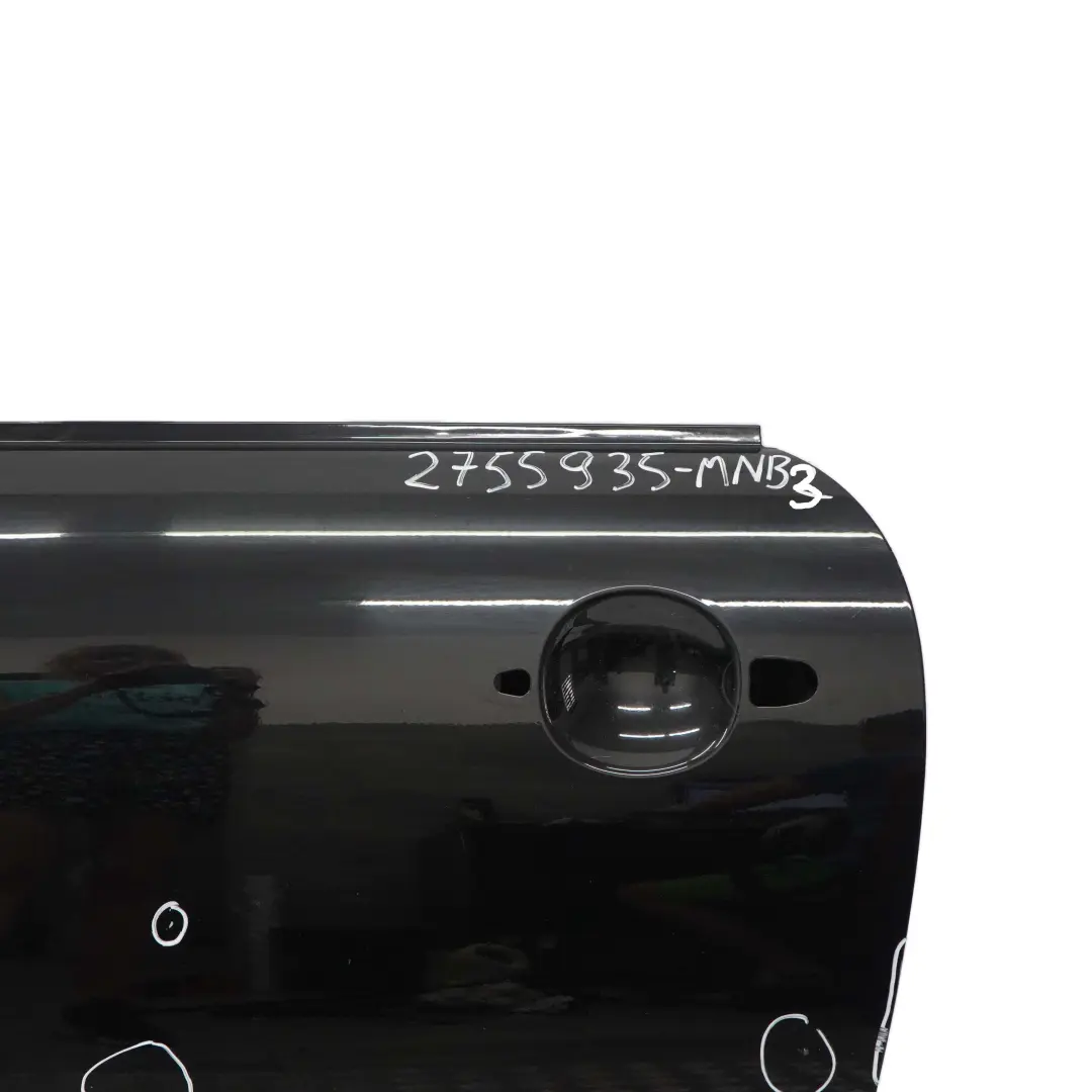 Door Front Left N/S R55 R57 R58 R59 Midnight Black Metallic - A94 to Mini R56 with Part number 2755935 Mini R56 Door Front Left N/S R55 R57 R58 R59 Midnight Black Metallic - A94 - SKU 2755935-MNB3 - Part number 2755935